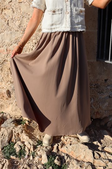Liberté - Frede Long Skirt - Light Brown